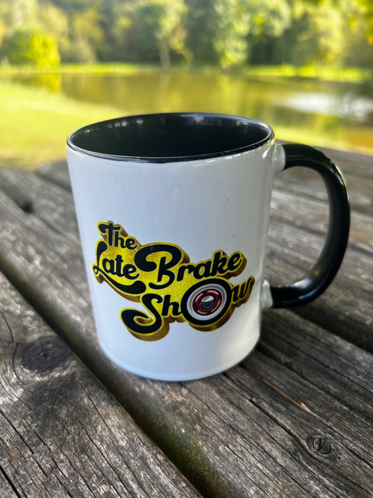 The Late Brake Show Full Logo Mug