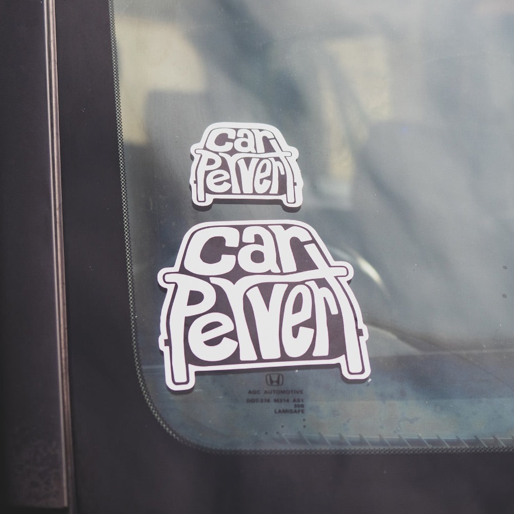 CarPervert Logo Die-cut Sticker 70mm