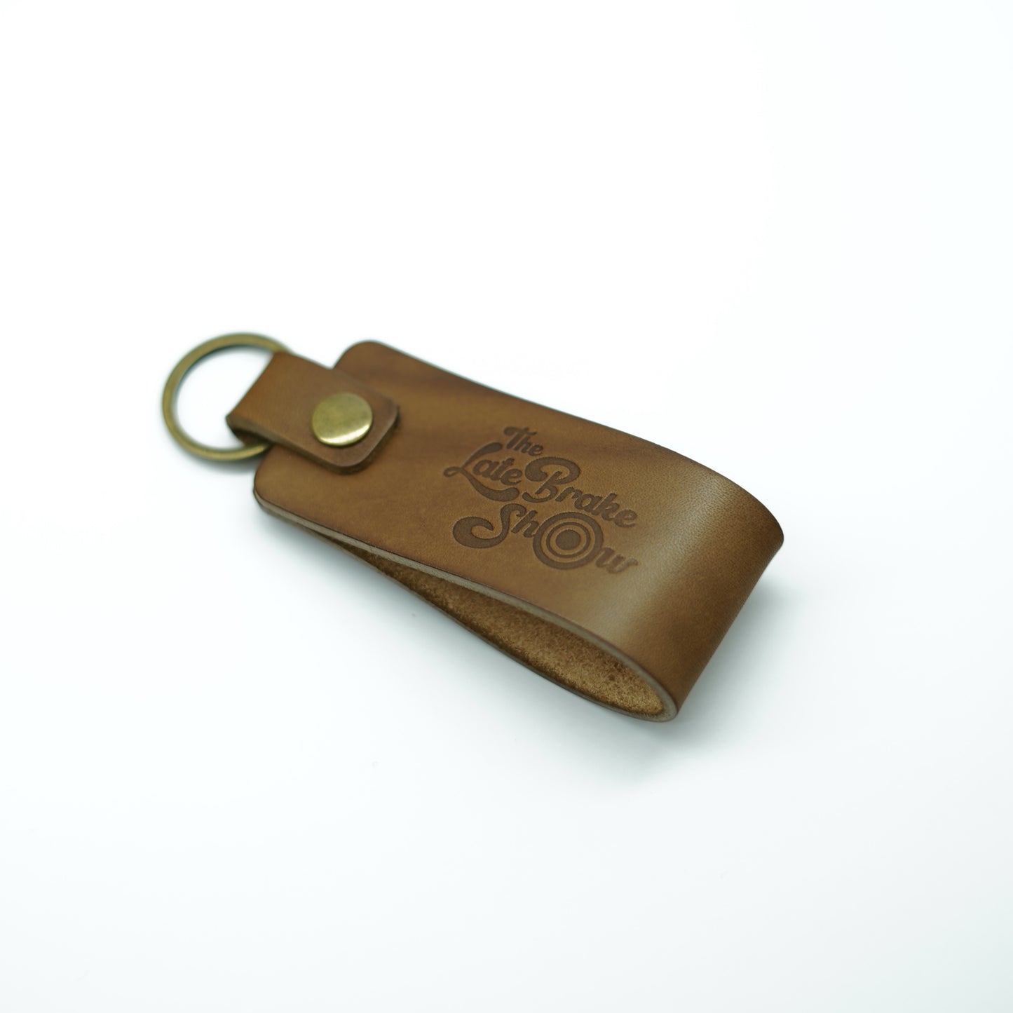 The Late Brake Show Luxury Leather Keyring